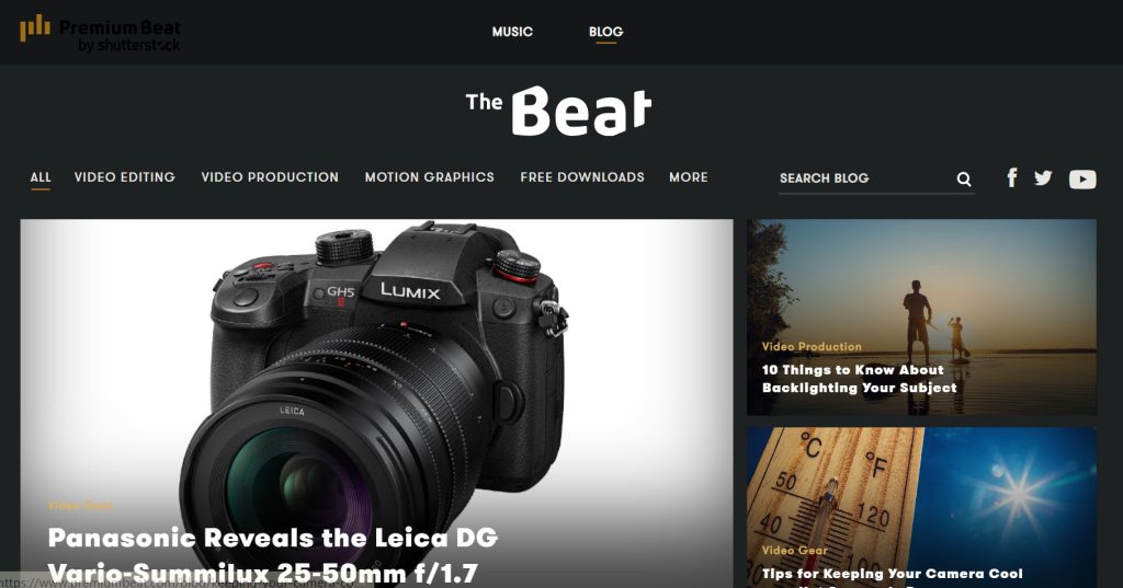 Top 10 trang web dành cho các nhà làm phim độc lập tham khảo 9 PremiumBeat
